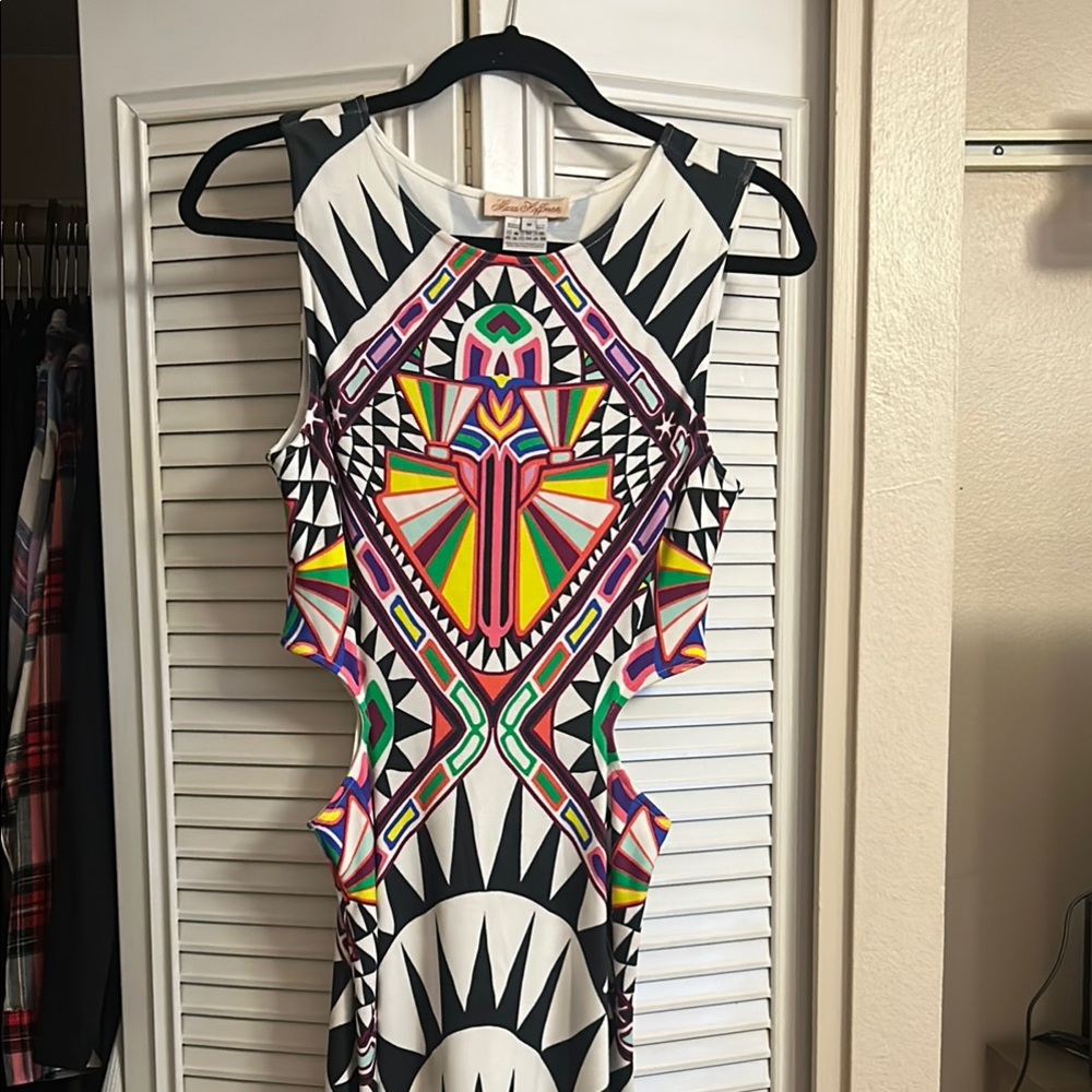 Mara Hoffman Multicolor Geometric Dress